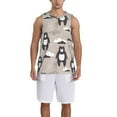 thumbnail image 1 of Naloa Cartoon Bear Brown Basketball Jersey Reversible Men's Mesh Athletic Sports Shirts Training Practice S-4XLMedium, 1 of 6