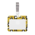 thumbnail image 1 of Naloa Cartoon Bear Yellow Card Badge Holder Work Badge Sleeve for Office, School, Factory, ID Credit Cards, Driver Licenses and Passes, 1 of 7