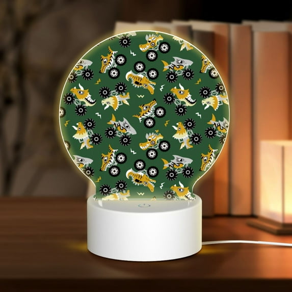 Naloa Cartoon Car Acrylic LED Night Light Custom LED Lights Personalized Nightlight Customized Gifts for Family Couples Friends