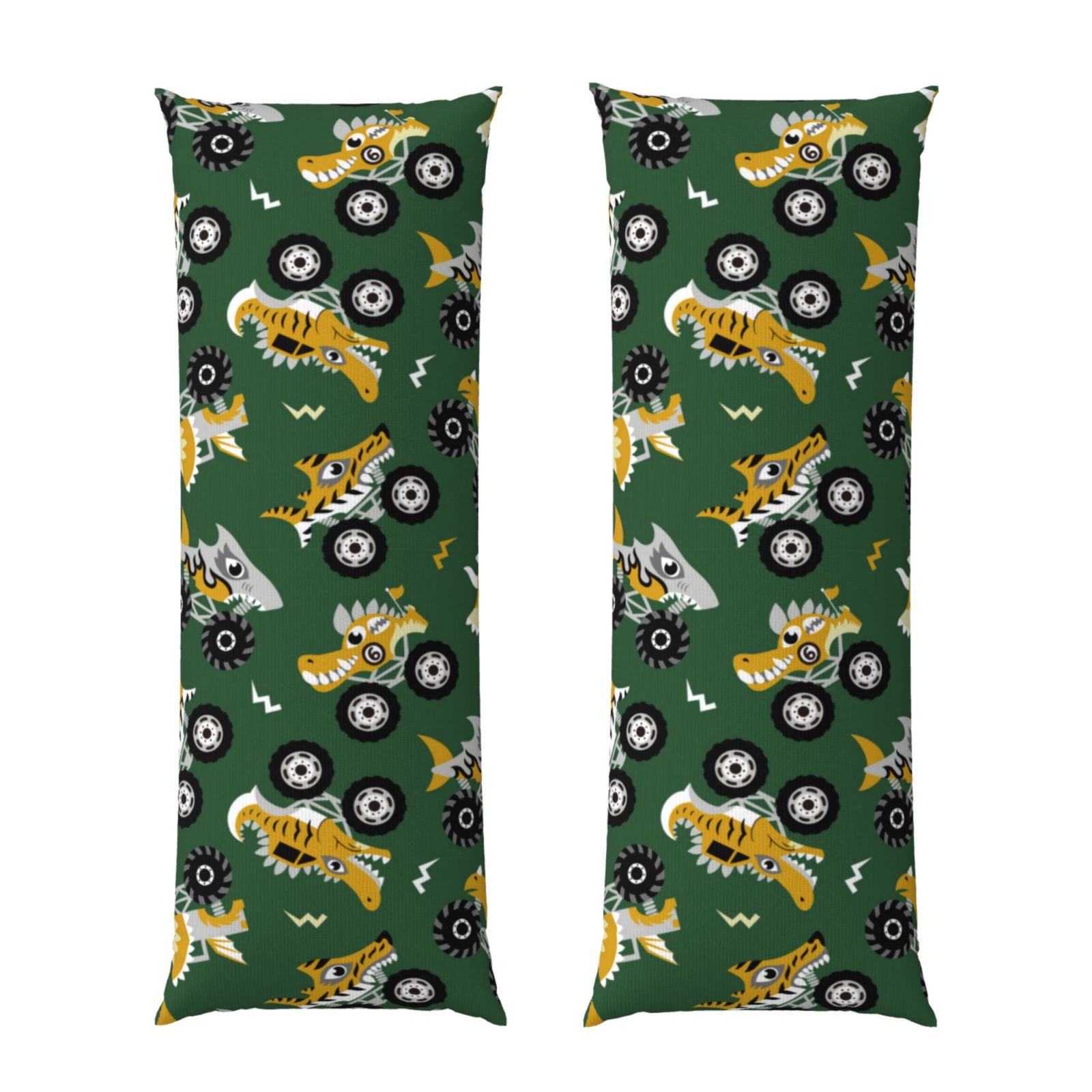 Naloa Cartoon Car Super Soft 20x60 Body Pillow Case,Long Side Hidden Zipper（PILLOWS ARE NOT INCLUDED）