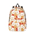 thumbnail image 1 of Naloa Cartoon Chicken Canvas Backpack for Men Women Rucksack Casual Travel Daypack College Tote Satchel Bookbag for Teens-Small, 1 of 7