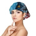 thumbnail image 1 of Naloa Cartoon Cute Shark Adjustable Hair Bonnet for Sleeping, Hair Wrap Sleep Cap Turban for Women Men, Curly Straight Hair Long Large Braid Unisex, 1 of 6