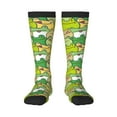 thumbnail image 1 of Naloa Cartoon Frog Thigh High Socks Extra Long Stretchy Sock Women Over Knee High Opaque Stocking Daily Wear, 1 of 6