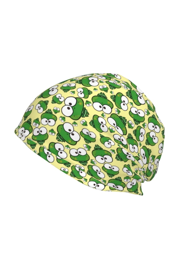 Cartoon Frogs Beanie for Men Women Knitted Unisex Winter Hat Beanies Cap Knit Cuffed Beanies Hats