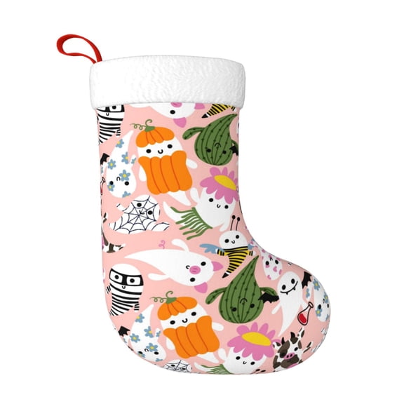 Naloa Cartoon Halloween Christmas Stockings Decorations, Xmas Ornaments, DIY Personalized Farmhouse Decor for Home Family Party Tree