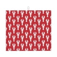 thumbnail image 1 of Naloa Cartoon Lobster Dish Drying Mat for Kitchen Counter, Heat Resistant Drainer Mats, Absorbent Draining Mat,Dish Rack Pad,16"x18", 1 of 8