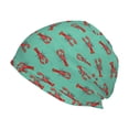 thumbnail image 1 of Naloa Cartoon Lobsters 4 Beanie for Men Women Knitted Unisex Winter Hat Beanies Cap Knit Cuffed Beanies Hats, 1 of 7