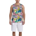 thumbnail image 1 of Naloa Cartoon Marine Animals Basketball Jersey Reversible Men's Mesh Athletic Sports Shirts Training Practice S-4XL4X-Large, 1 of 6