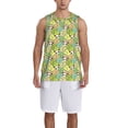 thumbnail image 1 of Naloa Cartoon Panda And Leaf Basketball Jersey Reversible Men's Mesh Athletic Sports Shirts Training Practice S-4XLMedium, 1 of 6