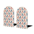 thumbnail image 1 of Naloa Cartoon Poodle Dog Wood Non-Skid Bookend for Shelves,Book Ends for Heavy Books, Book Stand for CDs,1 Pair, 1 of 7