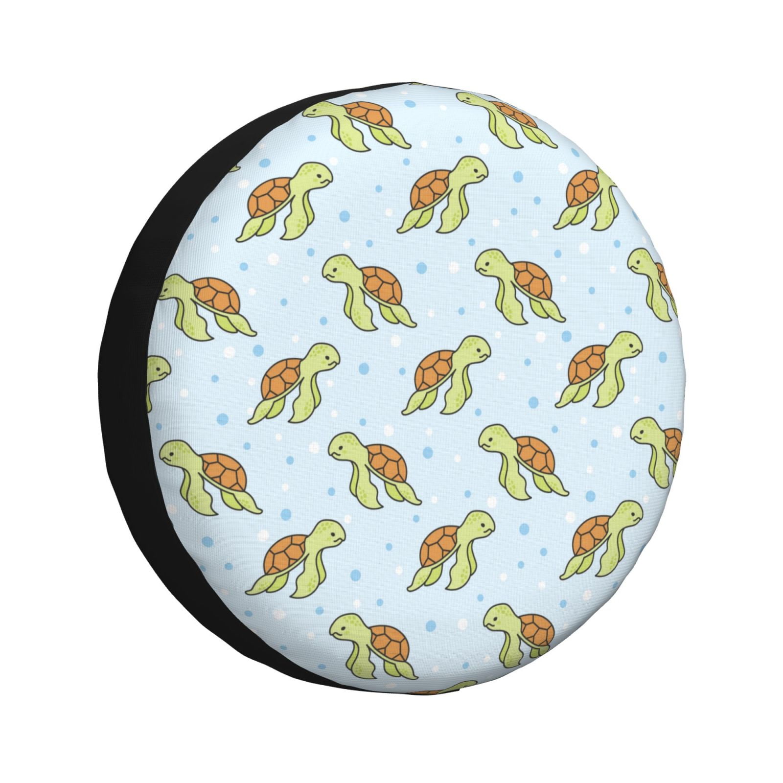 Naloa Cartoon Sea Turtle PVC Leather Spare Tire Wheel Cover for Car ...