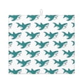 thumbnail image 1 of Naloa Cartoon Shark Dish Drying Mat for Kitchen Counter, Heat Resistant Drainer Mats, Absorbent Draining Mat,Dish Rack Pad,16"x18", 1 of 8