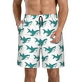 thumbnail image 1 of Naloa Cartoon Shark Men's Beach Shorts, Surfing shorts, Swim trunks, Quick Dry Swim Trunks for Surfing Beach Fun - X-Large, 1 of 9