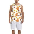 thumbnail image 1 of Naloa Cartoon Squirrel Basketball Jersey Reversible Men's Mesh Athletic Sports Shirts Training Practice S-4XLLarge, 1 of 6