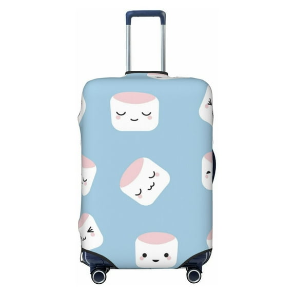 Naloa Cartoon Sushi Elastic Suitcase Protector, Travel Suitcase Protector Cover Fits 18-32in Suitcase - Large