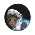 thumbnail image 1 of Naloa Cat Astronaut PVC Leather Spare Tire Wheel Cover for Car Truck SUV Camper Trailer Universal Fit many size16 inch, 1 of 6