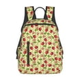 thumbnail image 1 of Naloa Cherries and Ladybirds Print Lightweight DayBackpack Suitable for school, work, shopping, travel, etc., 1 of 5