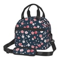 thumbnail image 1 of Naloa Cherry Blossoms Print Lunch Bag for Women & Men Insulated Lunch Box or Cooler Lunch Tote Bags for Work, Travel, Outdoor, 1 of 5