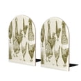 thumbnail image 1 of Naloa Chickens 2 Pcs Bookend Large Capacity Office Book Ends for Home Office Library School Study Decoration, 1 of 8