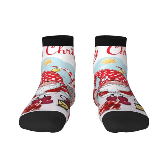 Naloa Christmas Ankle Socks for Women Non Slip Socks No Show Socks Classic Low Cut Casual Socks Casual Socks