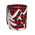thumbnail image 1 of Naloa Christmas Buffalo Plaid Car Trash Can Garbage Car Accessories Trash Can Car Waste Bin for for Driver and Passenger Any Vehicle, 1 of 7
