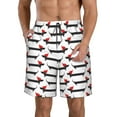 thumbnail image 1 of Naloa Christmas Dachshund Men's Beach Shorts, Surfing shorts, Swim trunks, Quick Dry Swim Trunks for Surfing Beach Fun - 3X-Large, 1 of 9