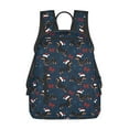 thumbnail image 1 of Naloa Christmas Dachshund Print Lightweight DayBackpack Suitable for school, work, shopping, travel, etc., 1 of 5
