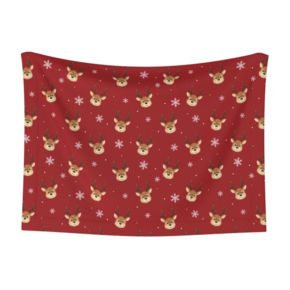 Naloa Christmas Deer B Dog Blanket, 3 Sizes Cat Blanket for Indoor Cats Large Medium Small Dog Gifts-Small
