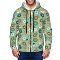 thumbnail image 1 of Naloa Christmas Donuts Men’s Hoodies, Zip up Hoodie, Sweatshirts,Hoodies for Men Sizes S-3XL-Medium, 1 of 5