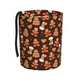 thumbnail image 1 of Naloa Christmas Gingerbread Cookies Car Trash Can Garbage Car Accessories Trash Can Car Waste Bin for for Driver and Passenger Any Vehicle, 1 of 7