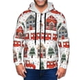 thumbnail image 1 of Naloa Christmas Houses Men’s Hoodies, Zip up Hoodie, Sweatshirts,Hoodies for Men Sizes S-3XL-3X-Large, 1 of 5