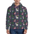 thumbnail image 1 of Naloa Christmas Party Men's Casual Hooded Collar Drawstring Hoodies Pullover Sweatshirts Casual Long Sleeve Shirts-Medium, 1 of 7