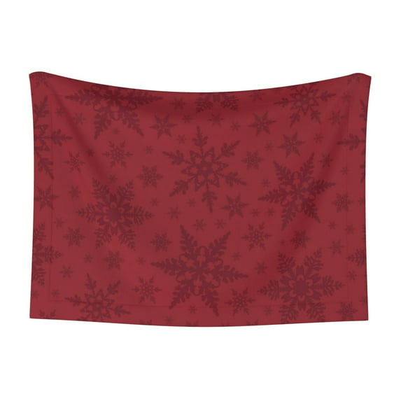 Naloa Christmas Red Snowflakes Dog Blanket, 3 Sizes Cat Blanket for Indoor Cats Large Medium Small Dog Gifts-Large