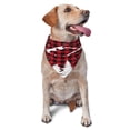 thumbnail image 1 of Naloa Christmas Tree Buffalo Plaid Dog Bandanas 1PC Washable Triangle Dog Scarfs Premium Durable Fabric, for Small Medium Large Dogs and Cats, 1 of 6
