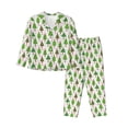 thumbnail image 1 of Naloa Christmas Trees Pajamas for Women Set, Womens Pajama Sets, Lounge Sets for Women, 2pjs for Women-Small, 1 of 7