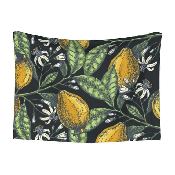Naloa Citrus Fruits Elegant Lemons Dog Blanket, 3 Sizes Cat Blanket for Indoor Cats Large Medium Small Dog Gifts-Medium