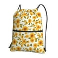 thumbnail image 1 of Naloa Classical Cute Sunflower NO.101 Drawstring Backpack String Bag Cinch Water Resistant for Gym Shopping Sport Yoga, 1 of 6