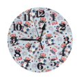 thumbnail image 1 of Naloa Clock number Print Wall Clock - Clocks Battery Operated, Small Silent Non-Ticking, Decorative for Living Room, Office, Bedroom, Home(9.84"), 1 of 5
