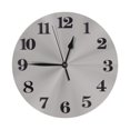 thumbnail image 1 of Naloa Clock number Print Wall Clock - Clocks Battery Operated, Small Silent Non-Ticking, Decorative for Living Room, Office, Bedroom, Home(9.84"), 1 of 5