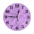 thumbnail image 1 of Naloa Clock number Print Wall Clock - Clocks Battery Operated, Small Silent Non-Ticking, Decorative for Living Room, Office, Bedroom, Home(9.84"), 1 of 5