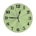thumbnail image 1 of Naloa Clock number Print Wall Clock - Clocks Battery Operated, Small Silent Non-Ticking, Decorative for Living Room, Office, Bedroom, Home(9.84"), 1 of 5