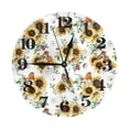 thumbnail image 1 of Naloa Clock number Print Wall Clock - Clocks Battery Operated, Small Silent Non-Ticking, Decorative for Living Room, Office, Bedroom, Home(9.84"), 1 of 5