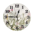 thumbnail image 1 of Naloa Clock number Print Wall Clock - Clocks Battery Operated, Small Silent Non-Ticking, Decorative for Living Room, Office, Bedroom, Home(9.84"), 1 of 5