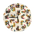 thumbnail image 1 of Naloa Clock number Print Wall Clock - Clocks Battery Operated, Small Silent Non-Ticking, Decorative for Living Room, Office, Bedroom, Home(9.84"), 1 of 5