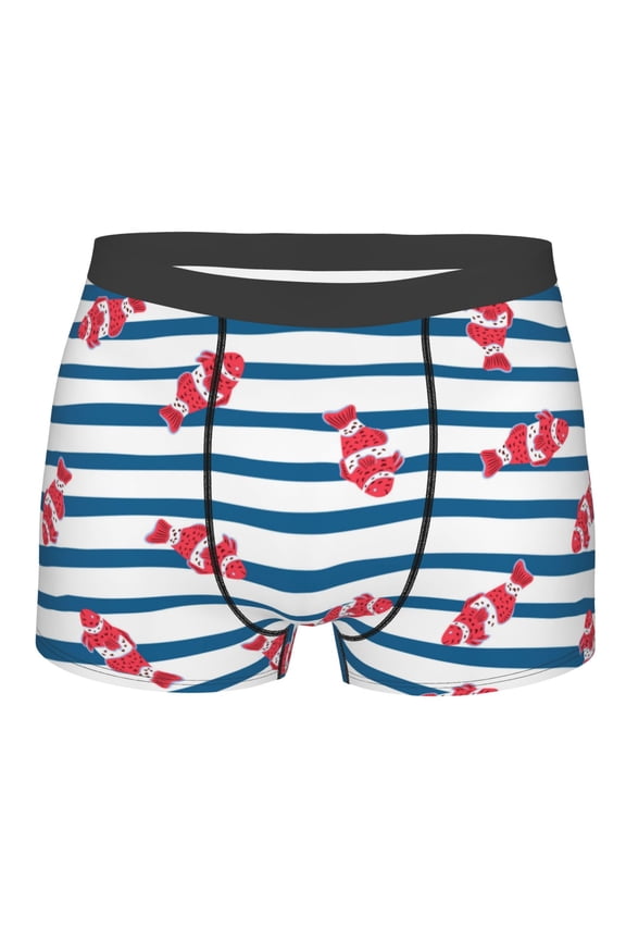 Clown Fish Print Mens Underwear - Boxers for Men, Classic Briefs for Men