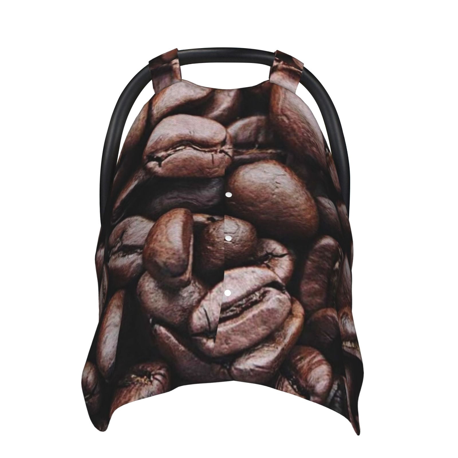 Naloa Coffee Bean Baby Car Seat Cover, Breathable Baby Carrier Cover, Multiuse Baby Carrier Cover & Nursing Breastfeeding Cover