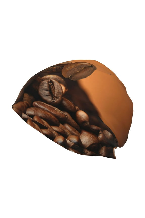 Coffee Beans Beanie for Men Women Knitted Unisex Winter Hat Beanies Cap Knit Cuffed Beanies Hats