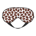 thumbnail image 1 of Naloa Coffee Rugby Print Sleep Mask for Sleeper, Light Blocking Sleeping Eye Mask for Women Men, Eye Shade with Adjustable Strap for Travel, Nap,Meditation, 1 of 7