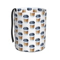 thumbnail image 1 of Naloa Coffee To Go Pattern Car Trash Can Garbage Car Accessories Trash Can Car Waste Bin for for Driver and Passenger Any Vehicle, 1 of 7