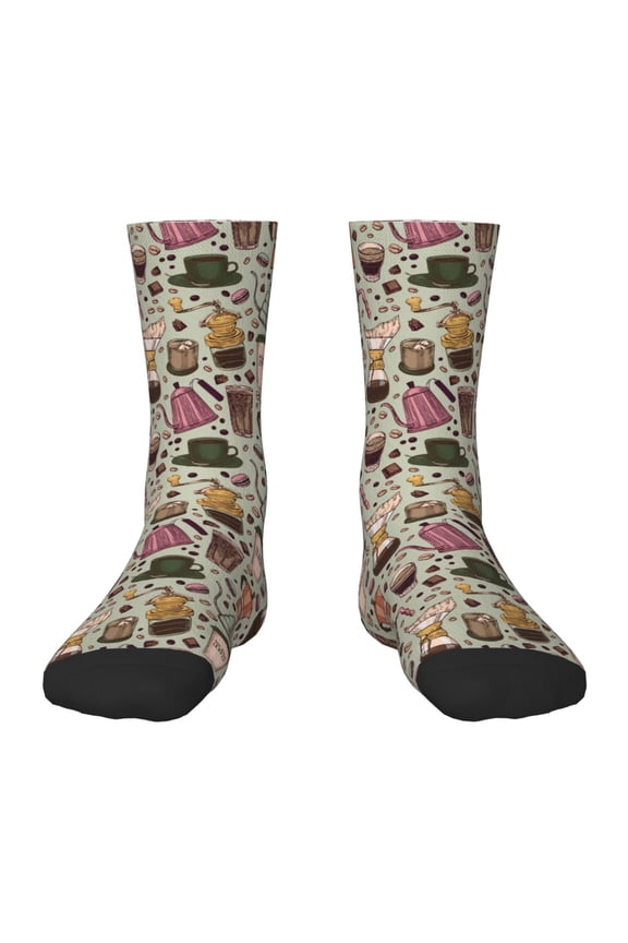 Coffee pots cup Kids Socks Unisex Kids and Toddlers' Crew Socks, ,1 Pairs